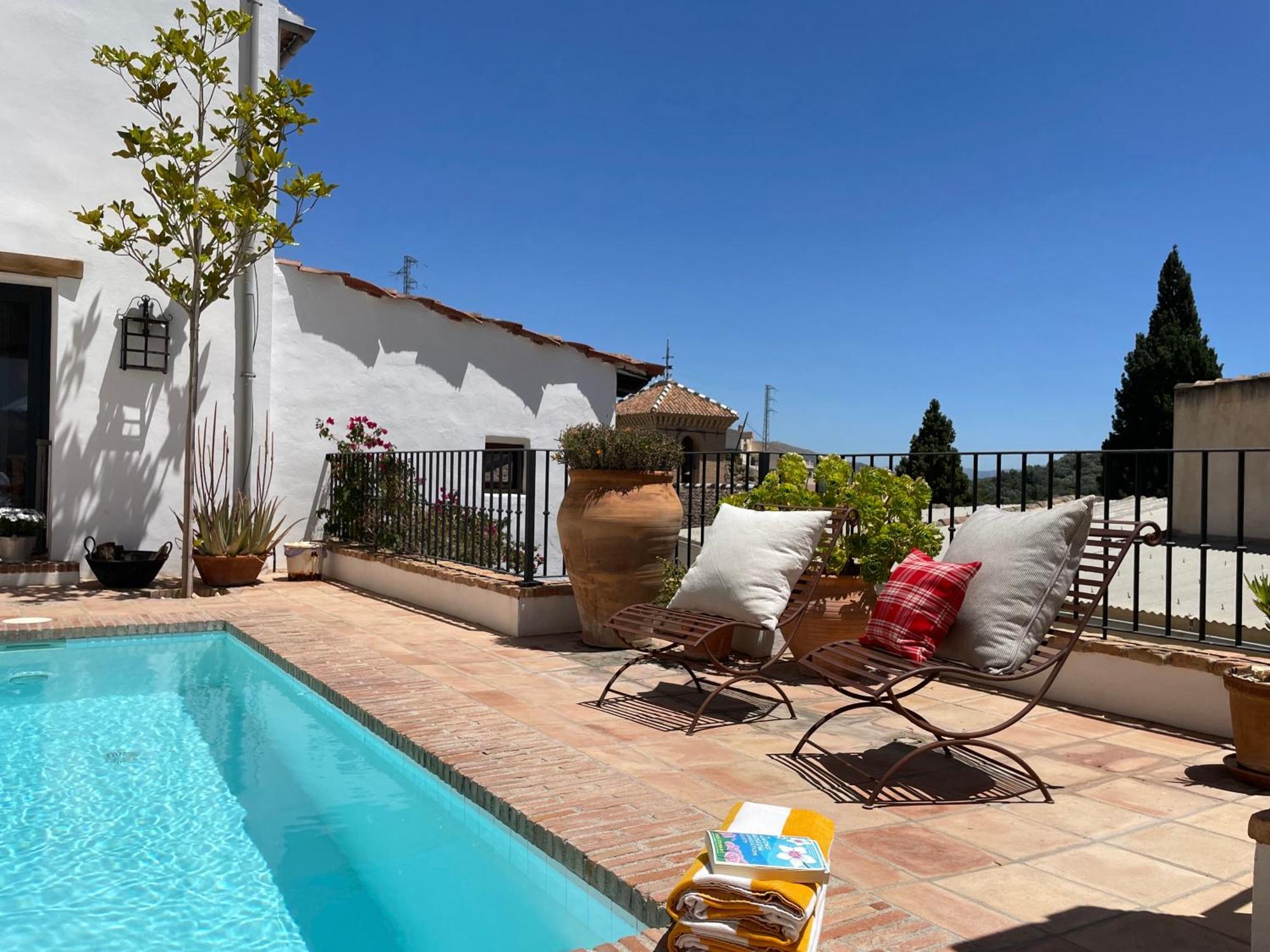 Stunning Spanish White Village Home Private Pool Stunning Views Saleres Esterno foto