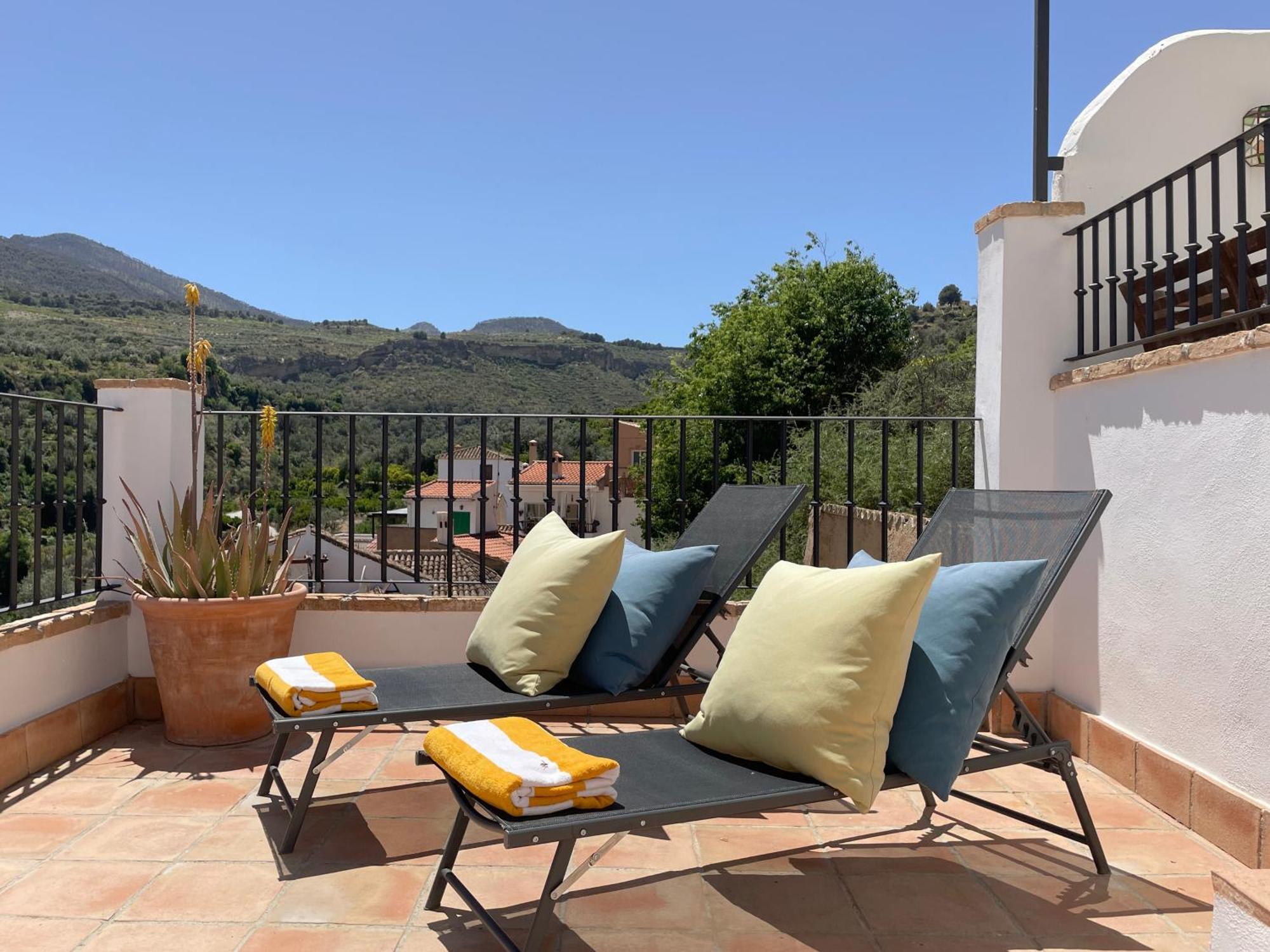Stunning Spanish White Village Home Private Pool Stunning Views Saleres Esterno foto
